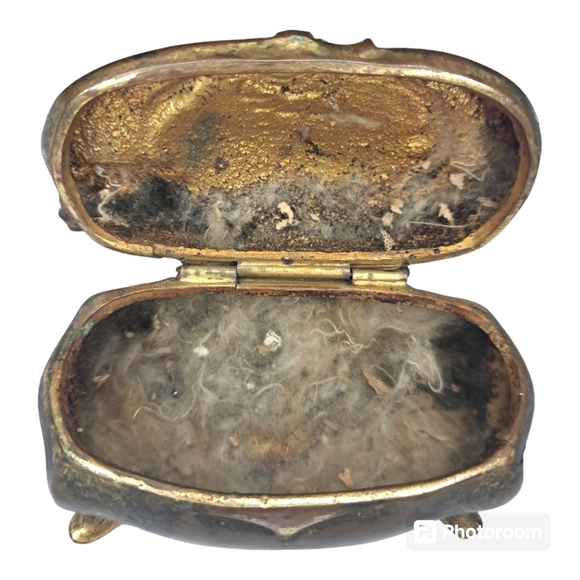 Jennings Brothers Antique casket jewlery trinket box Art Nouveau - Picture 4 of 5